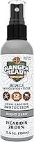 Ranger Ready Picaridin Mosquito & Tick Repellent Spray - DEET-Free, Odorless Scent Zero, 12-Hour Protection, Travel Size 3.4oz