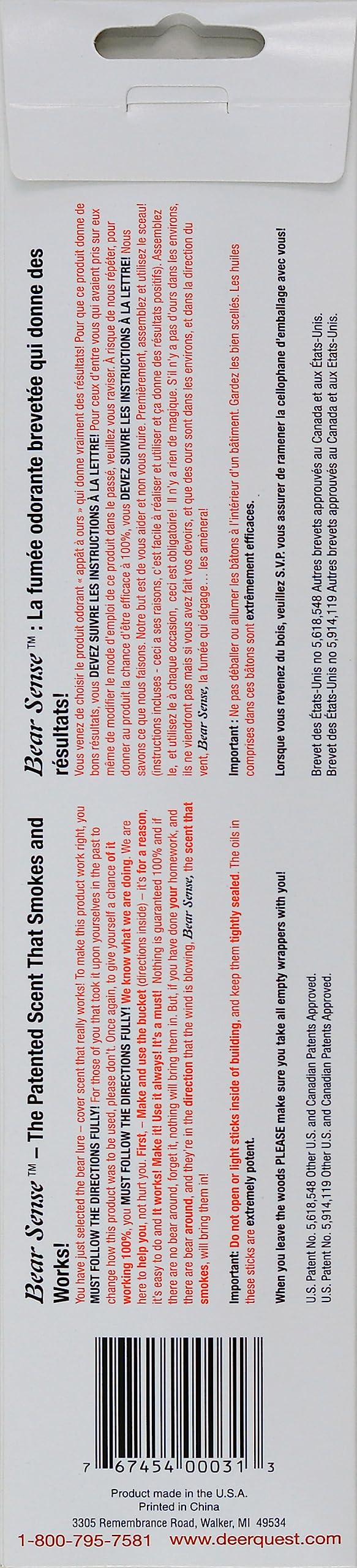 Deer Quest Bear Sense, Honey Bacon Burn, 31