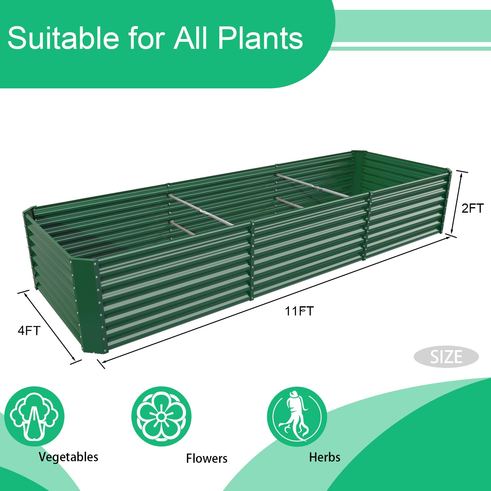 Panacea Metal Elevated Garden