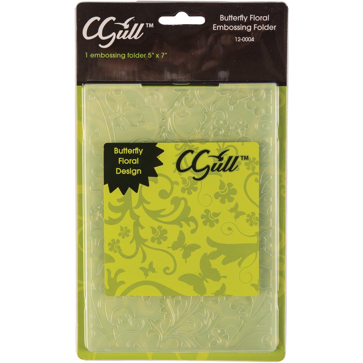 Classeur d'embossage CGull 5"x7" pour éviter les fonds de cartes plats et sans vie