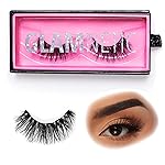 Glamnetic Magnetic Eyelashes - Brat | Long Magnetic Lashes, 60 Wears Reusable Faux Mink Lashes, Wispy Cat Eye - 1 Pair