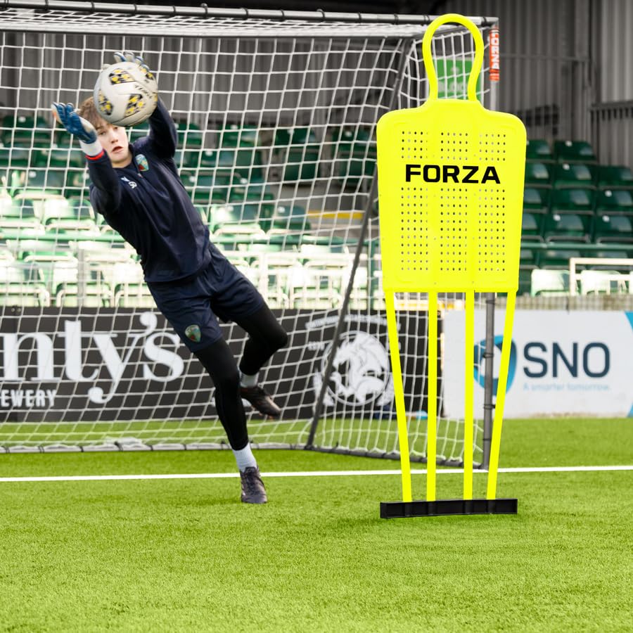 FORZA Fußball Freistoß-Dummies für Fußball Training - 3 Größen erhältlich - Kinder, Jugendliche & Erwachsene | Fussball Trainingsausrüstung (Jugendliche (1,6m), Einzeln)