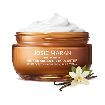 Josie Maran Vanilla Vibezzz Whipped Argan Oil Body Butter, 6 fl oz