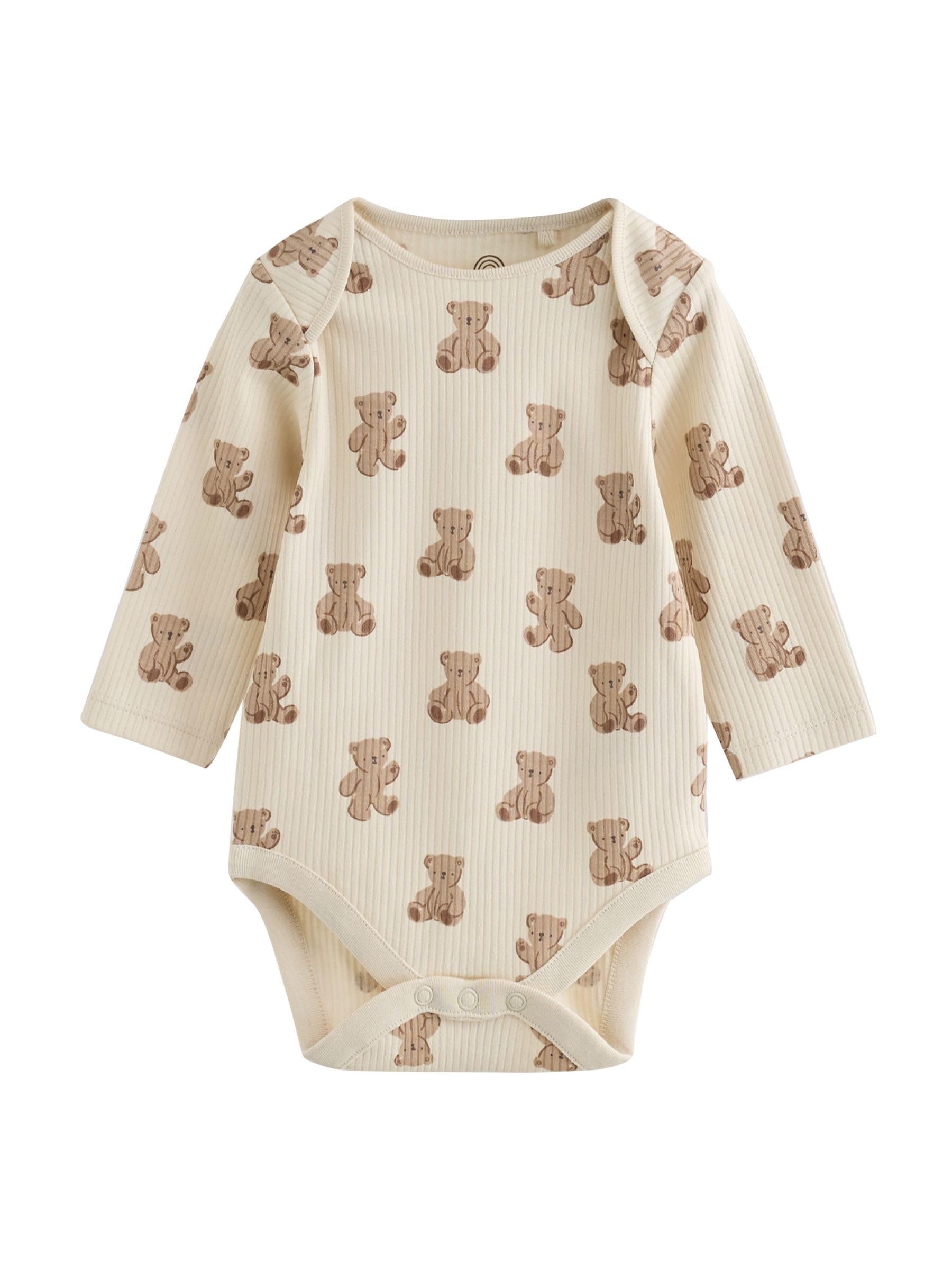 NEXT Bambini Confezione da 5 body a maniche lunghe