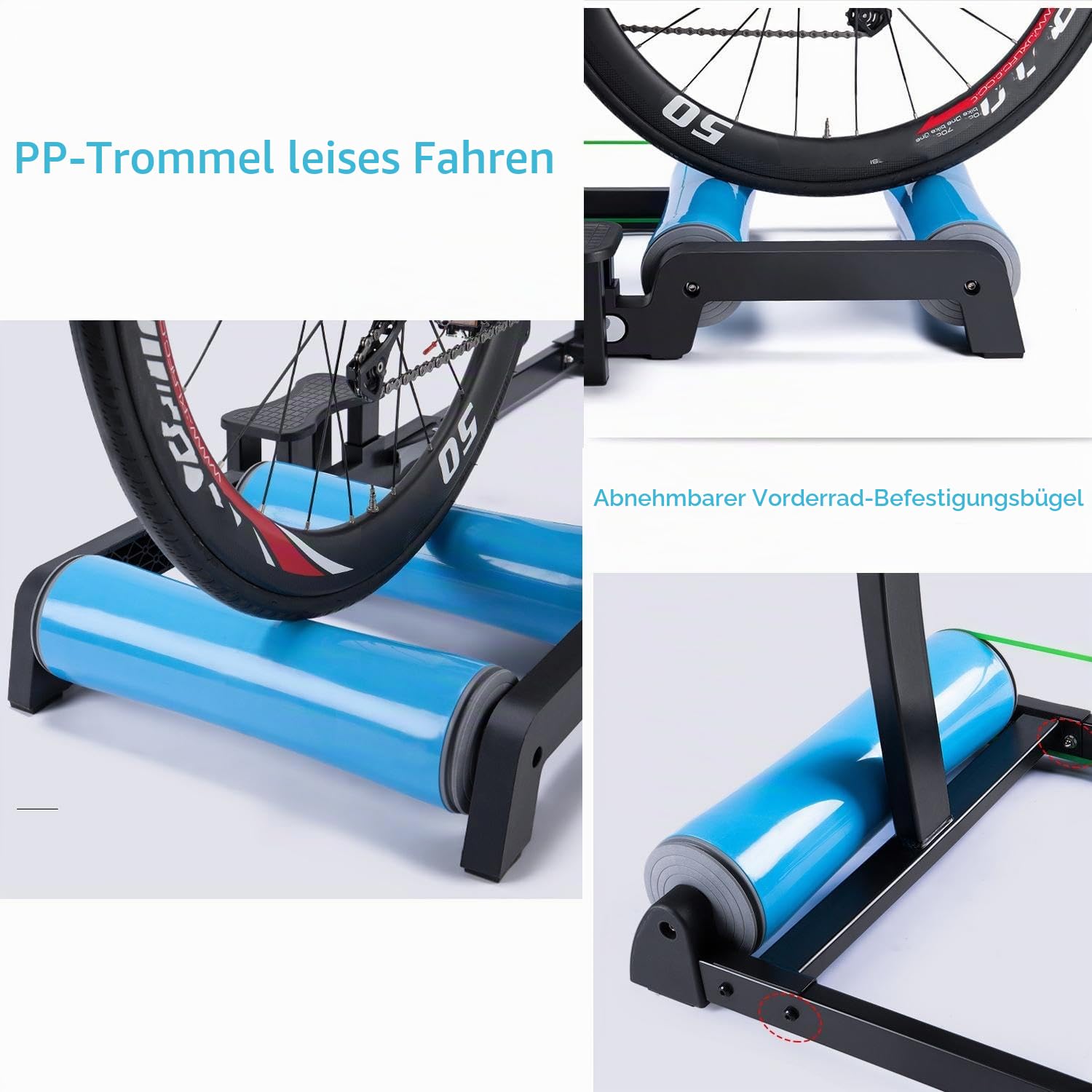 Fahrrad Trainingsplattform, Fahrrad Roller Reitplattform, Bergstraßen Reitplattform, Fahrrad Reitplattform, Indoor Radfahren Fitnessgeräte Rollentrainer