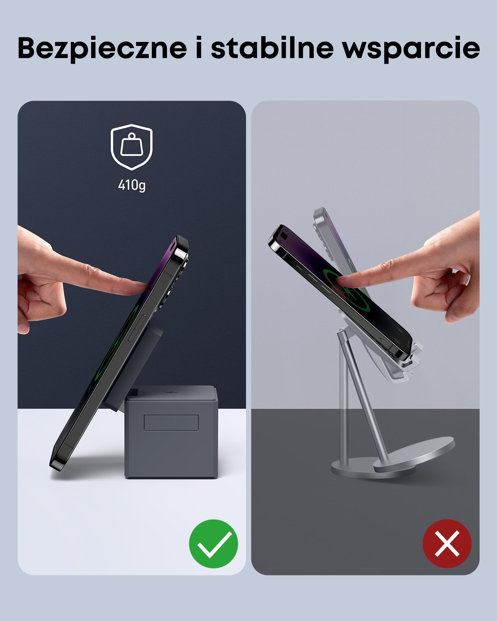 Ładowarka indukcyjna Anker MagSafe z podstawką, bezprzewodowa ładowarka do iPhone'a 16, kostka 3 w 1 z MagSafe, składana podstawka do szybkiego ładowania 15 W | Maksymalna moc bezprzewodowa 15 W, kompatybilna z iPhone 17, 16, 15, 14, Apple Watch serii 1-7