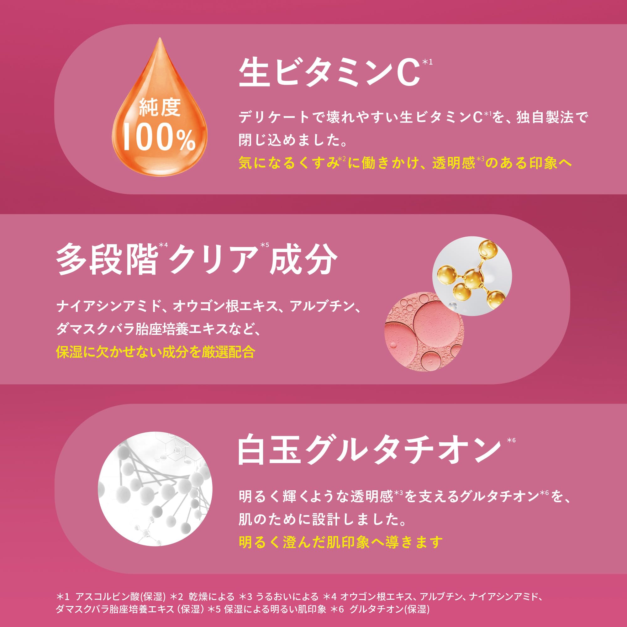 Yunth ユンス VC シートマスク 7枚入 生ビタミンC フェイスパック パック 毛穴 美容液 コスメ スキンケア 化粧品 美容 - 3
