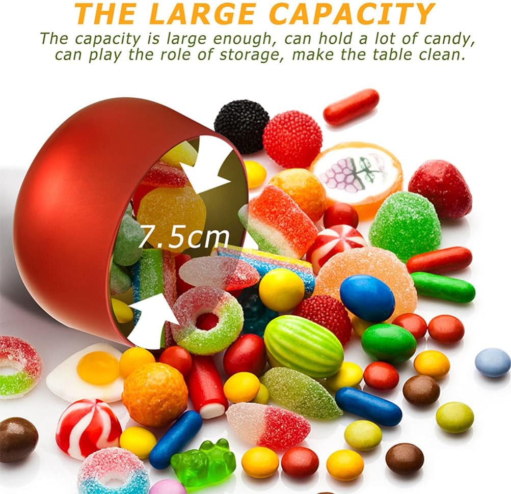 EXCEART 12Pcs Tea Storage Canisters 2.95X2.04X2.04In Airtight Metal Candy Jars with Lids for Home Organization Crafts Jewelry and Loose Leaf Tea