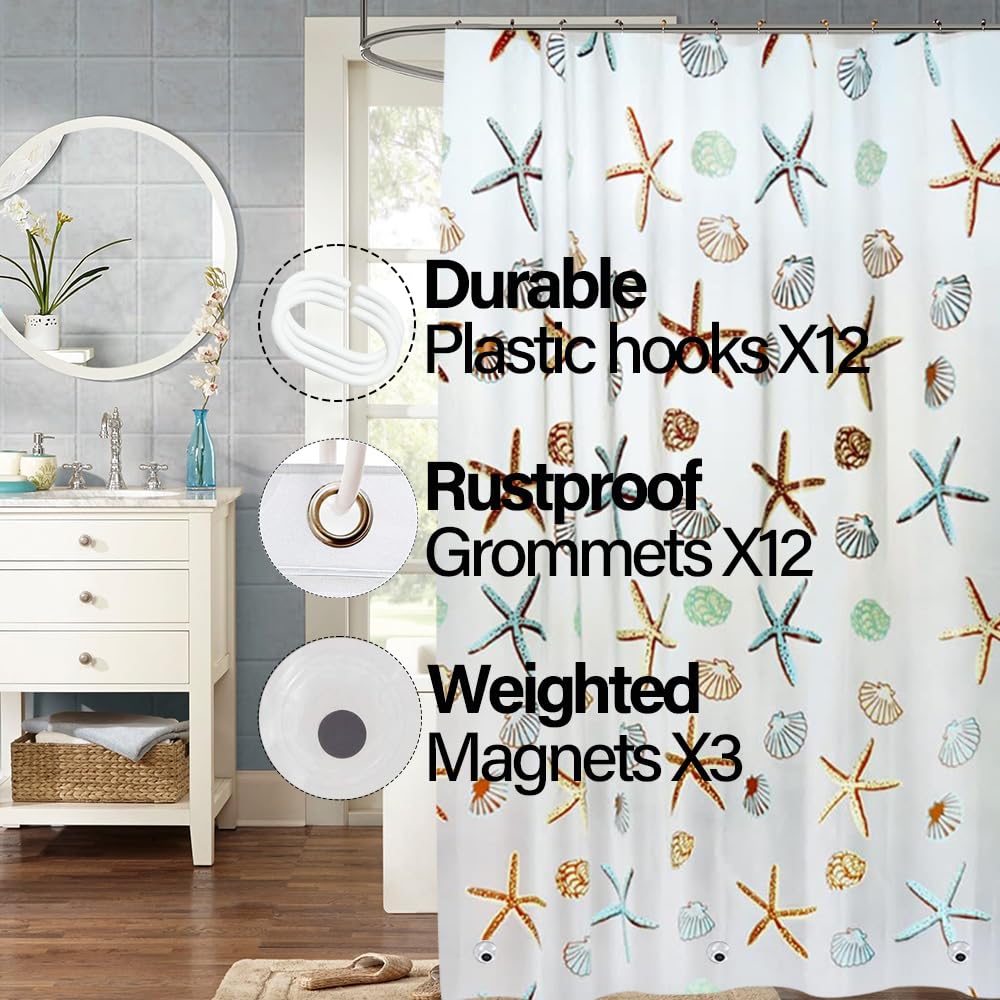 Premium EVA Shower Liner - Waterproof & Rustproof -5