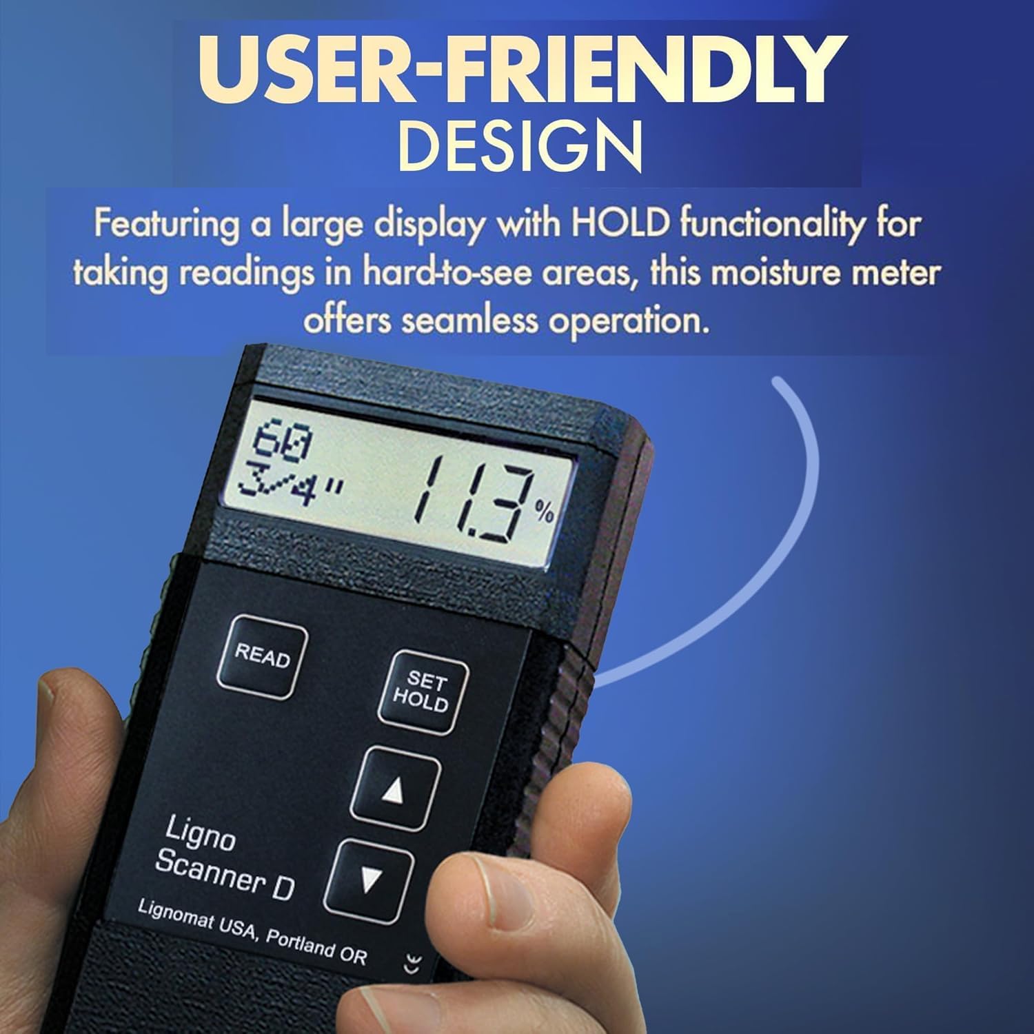 Lignomat Scanner D Pinless Moisture Meter - Accurate Readings -8