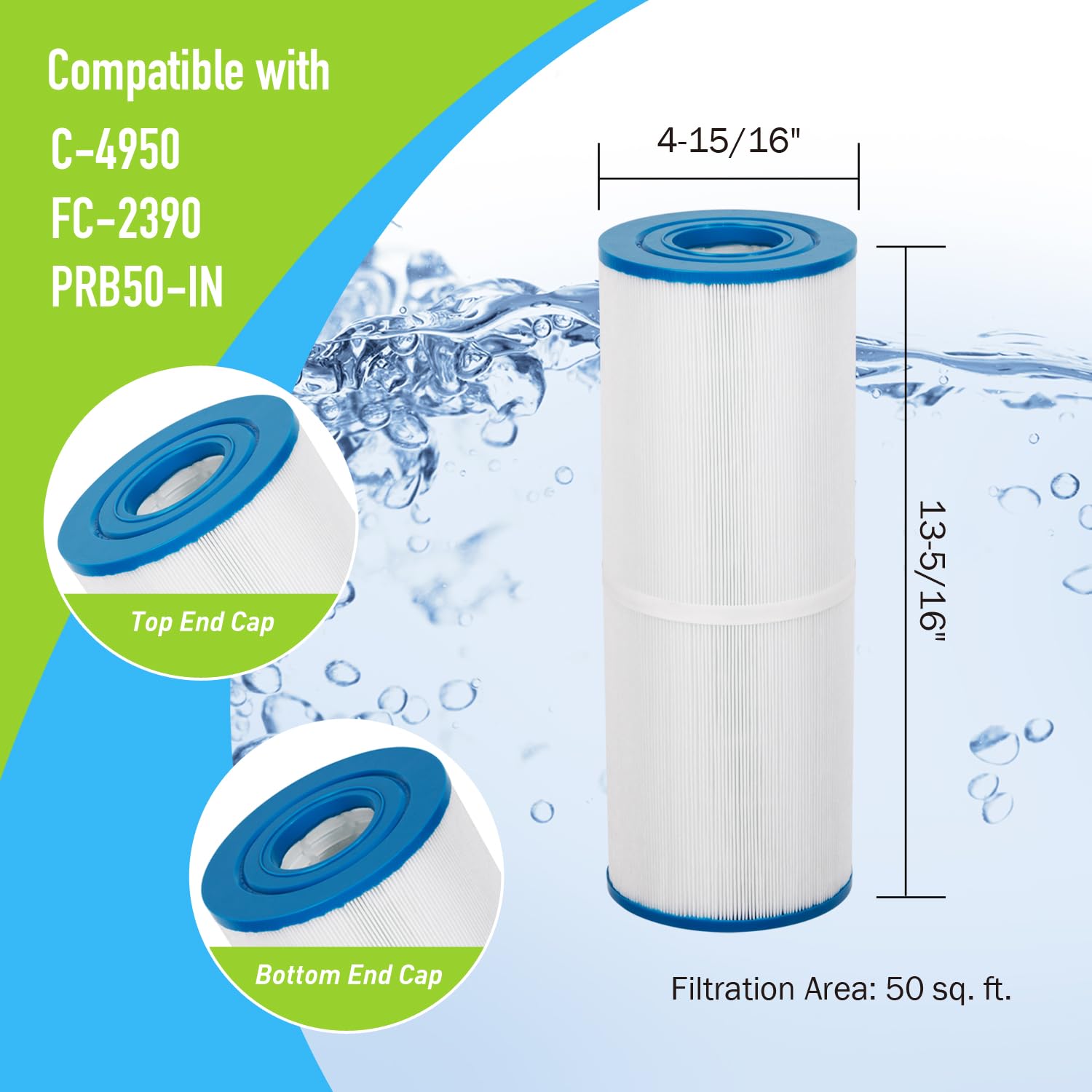 Doheny's Harris Pool Pro Cartridge Filter Systems For Above Ground Pools (70 Sq. Ft. Filter System w/ 1 HP Pump)