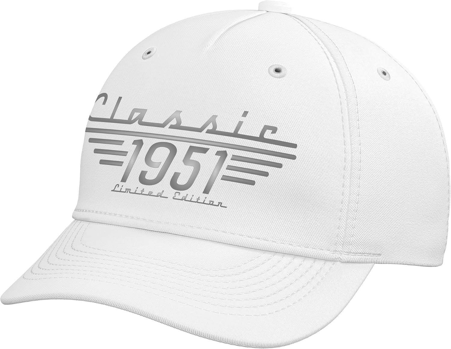 75th Birthday Classic 1951 for Dad Grandpa Him Husband Adjustable Baseball Hat