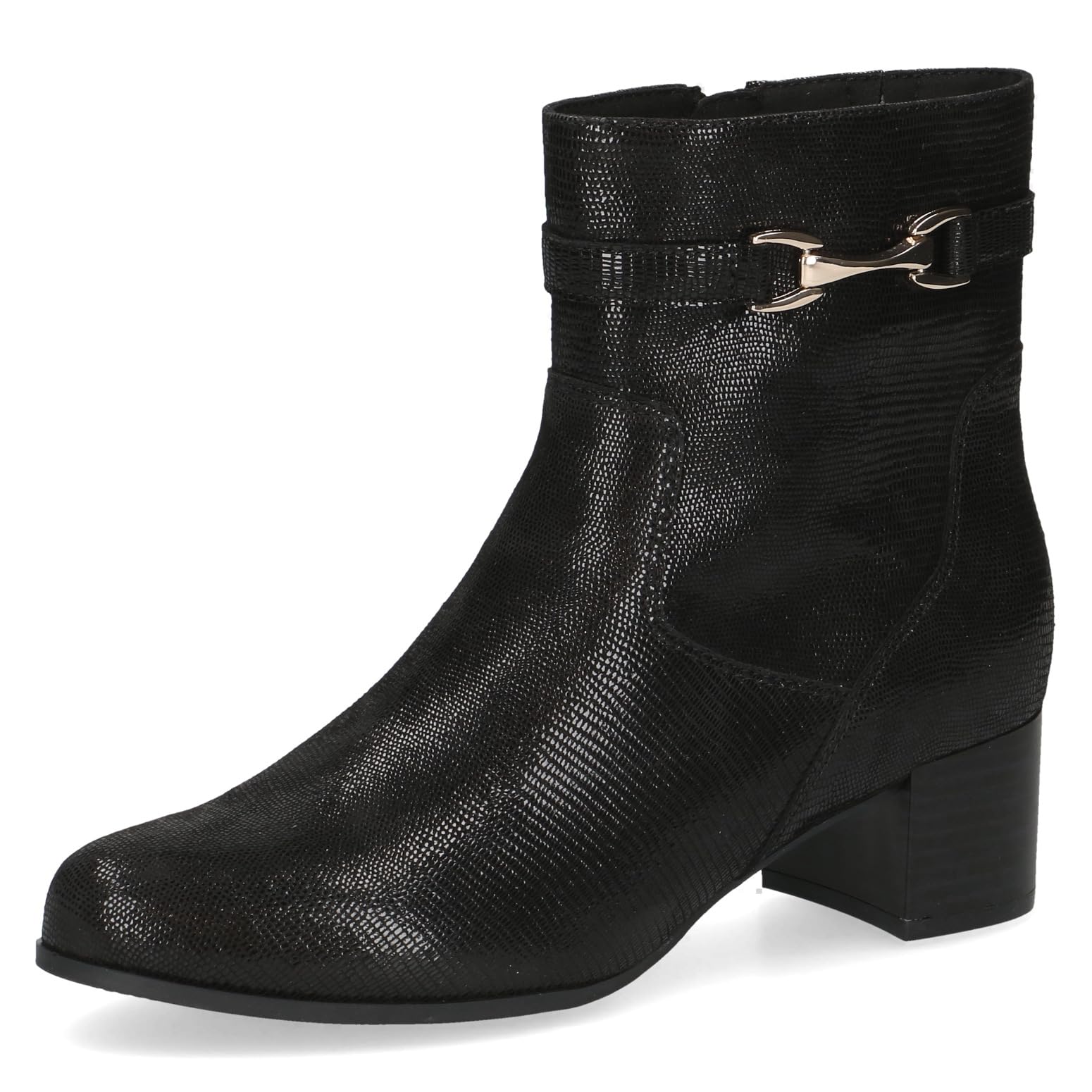 CAPRICE Damen Stiefeletten aus Leder mit Blockabsatz