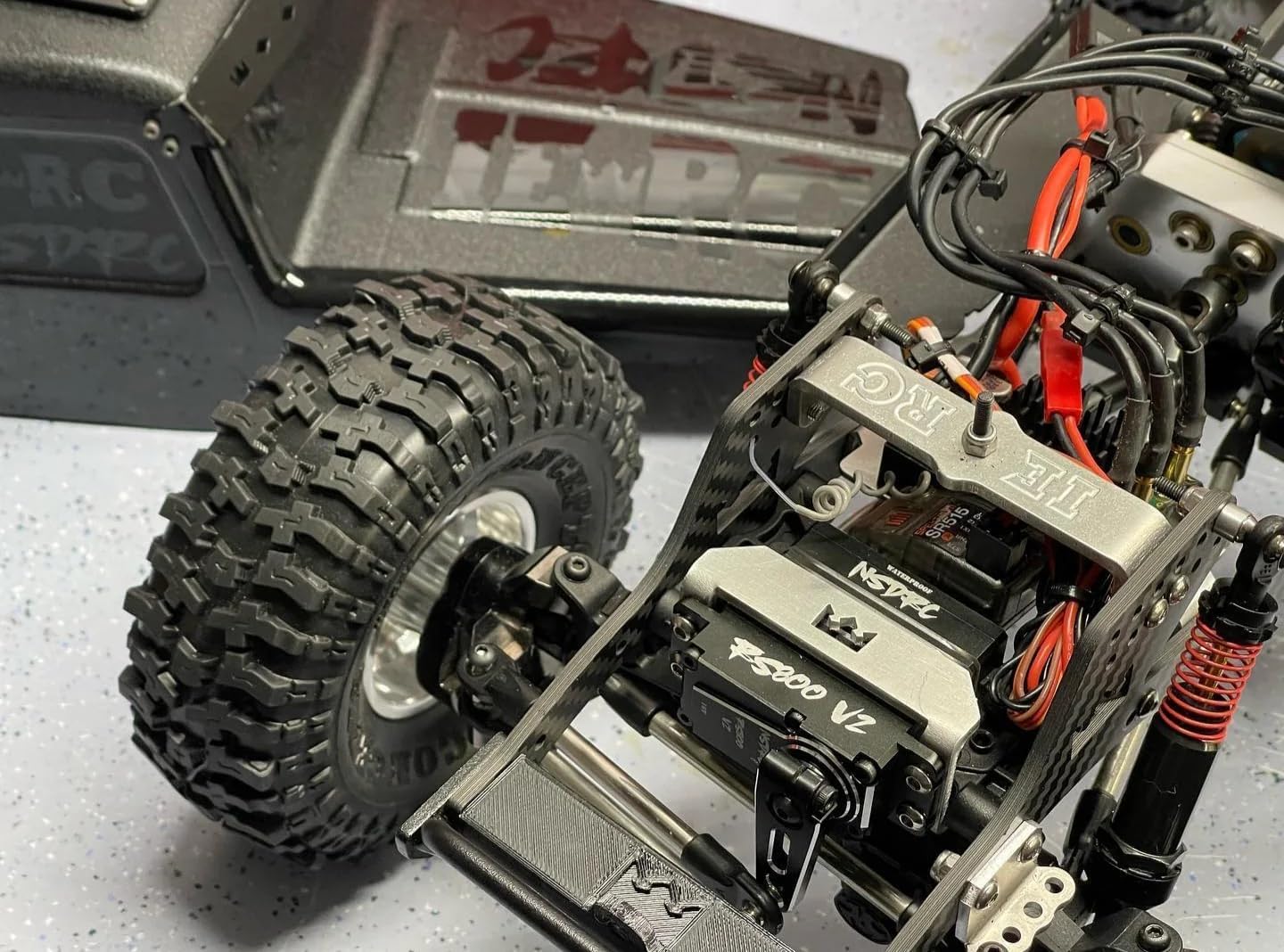 NSDRC RS800 V2 Ultra High Torque Brushless Waterproof RC Servo (Black) - Remote Control Car, RC Cars, RC Crawler 1/10 1/12 Scale Direct Power RC Servo