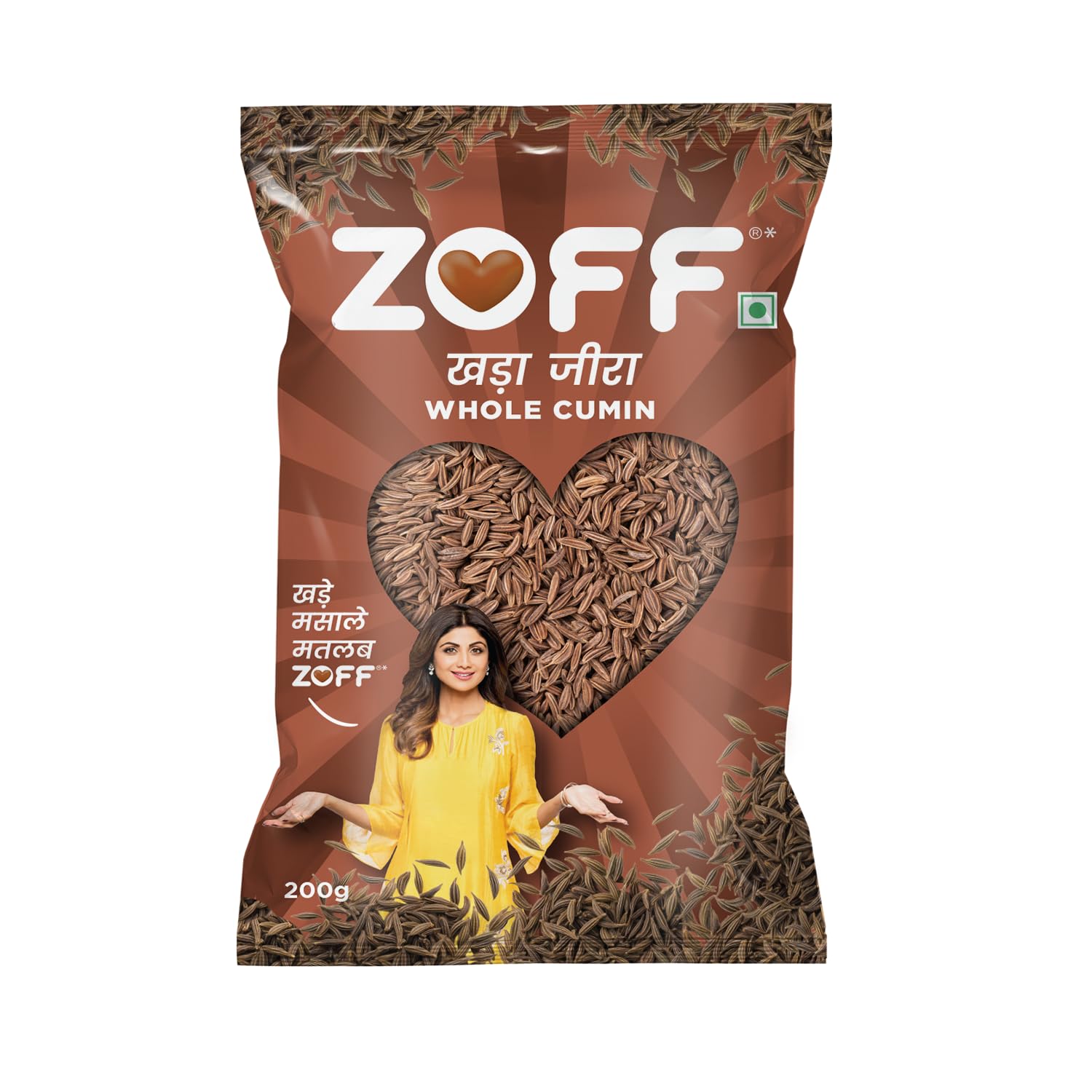 Zoff Whole Cumin Seeds Jeera 200gm - 100% Natural & Fresh - Hygienically Packed, Rich Aroma & Flavor - Nutrient-Rich Spice for Indian Cooking-image-4