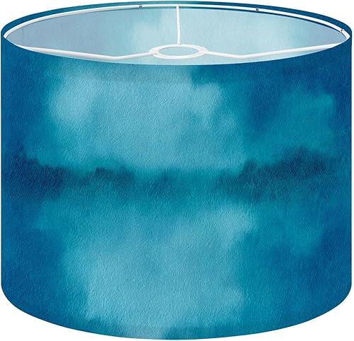 Miniatura 21 de Drum Lamp Shade Graffiti swirl neon blue pink yellow Funky 80s street art vibrant Lampshade for Floor Lamps Table Lamps Pendant Light 11"x8.9"