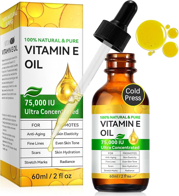 Redshine Óleo de Vitamina E 60 mL com 75.000 IU