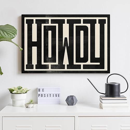 Miniatura 4 de GUBIYU Preppy Pictures - Lienzo decorativo moderno para pared, decoración de habitación preparada, arte de pared, cuadros en blanco y negro, póster