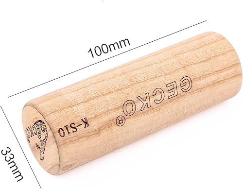 Miniatura 3 de GECKO Maracas - Martillo de arena, instrumento de percusión, maracas naturales de madera para adultos, utilizado en actuaciones en vivo y