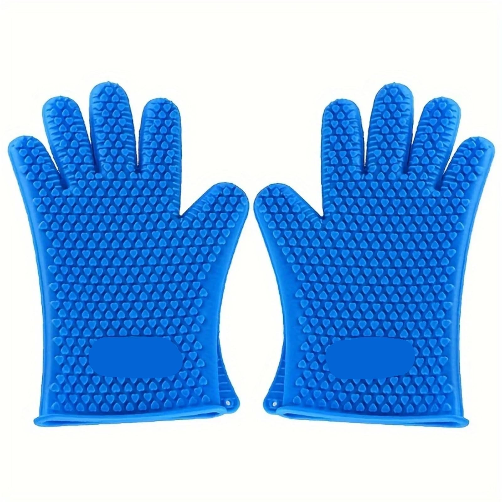 MRKU Baking Mitts Cooking oven gloves Thick Silicone Heat Resistant For BBQ,Waterproof For Cleaning Kitchenware