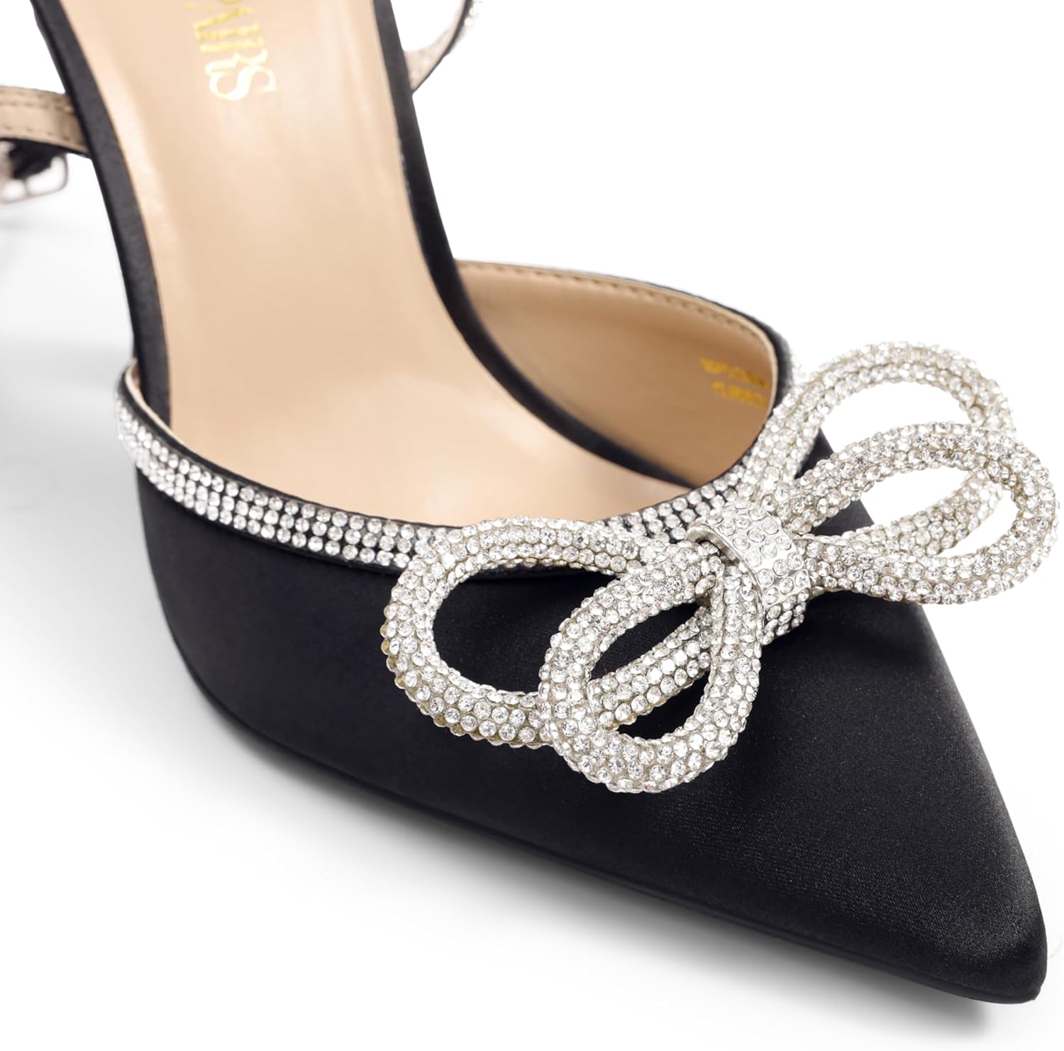 DREAM PAIRS Women's High Heels Destiny Closed Toe Strappy Heels Sexy Rhinestone Ankle Strap Pumps Wedding Bridal Party Dress Shoes Destiny - Image 5