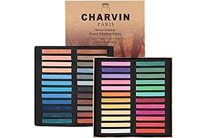 Charvin Artist Colored Chalk Pastel Set: Vibrant Expression for Wet and Dry Painting