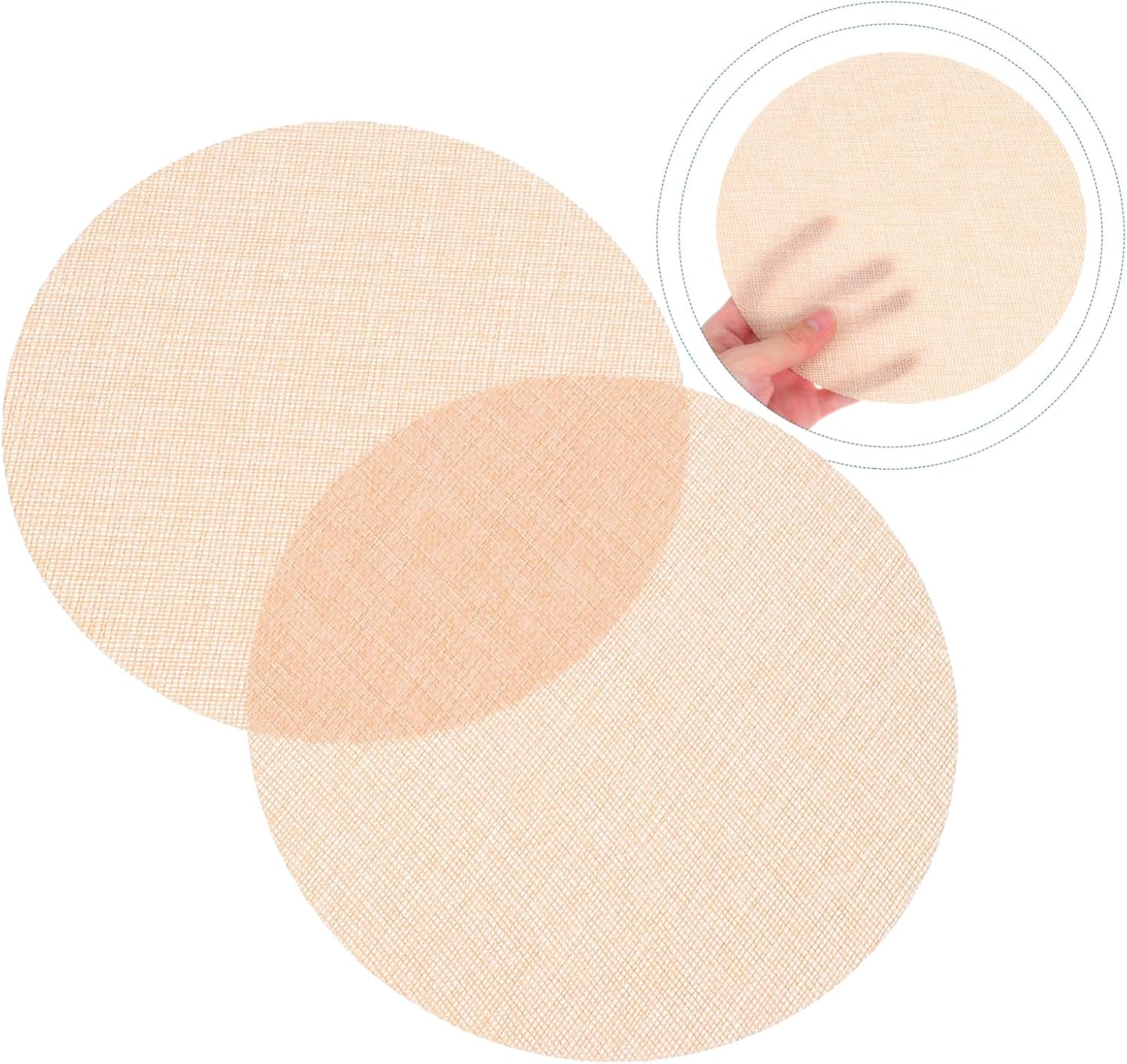 TEHAUX 2pcs Ceiling Light Shade Soft Light Diffuser Cover Heat Resistant for Boy Girl Room Glare Lampshade for Bedroom