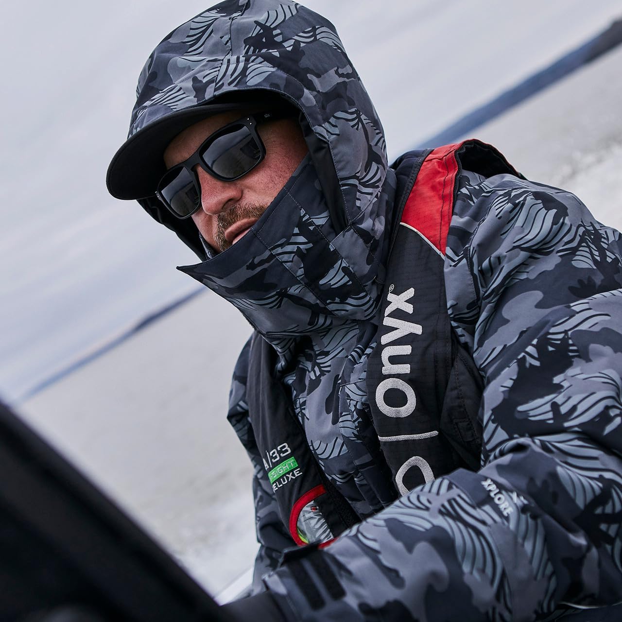 GILL Meridian-X Mens Fishing Jacket - Water & Stain Repellent - Shadow Camo XL - Image 7