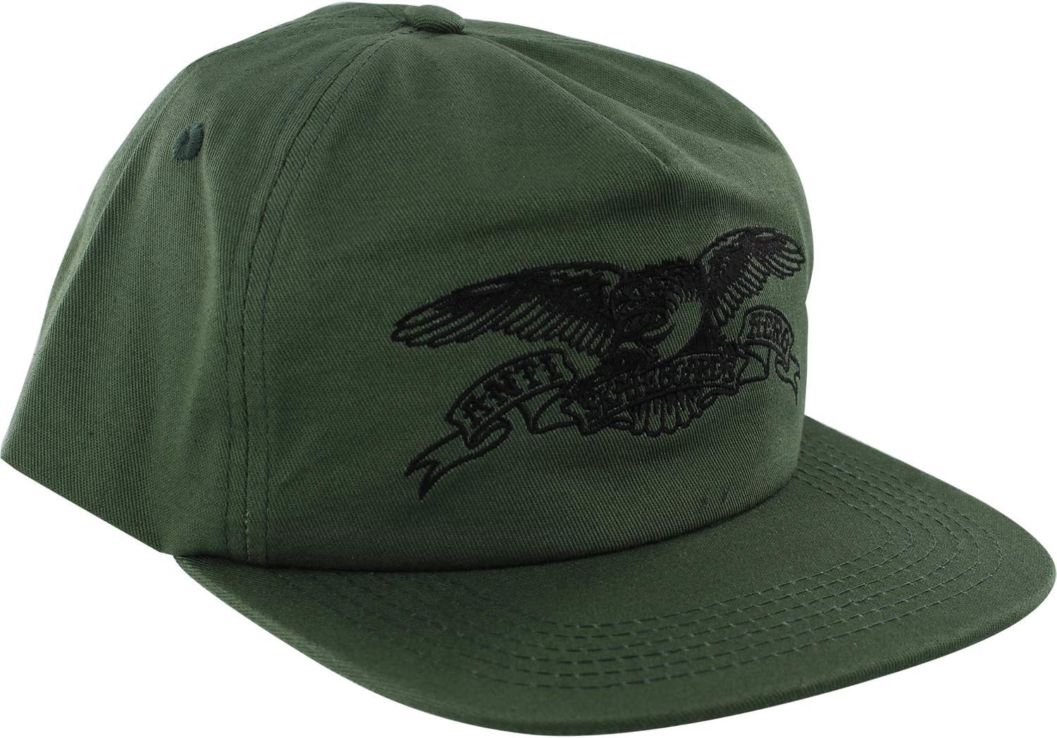 Anti Hero Skateboards Basic Eagle Green/Black Hat - Adjustable