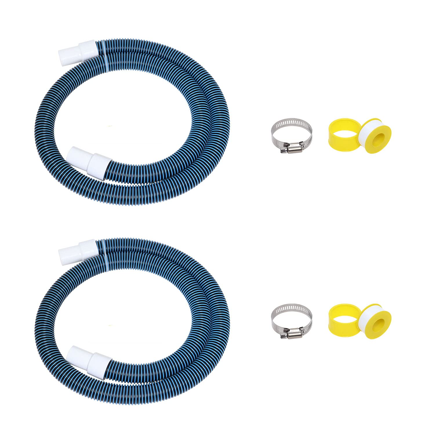 Swimming Pool Vacuum Hose with Kink-Free Swivel Cuff 1.5