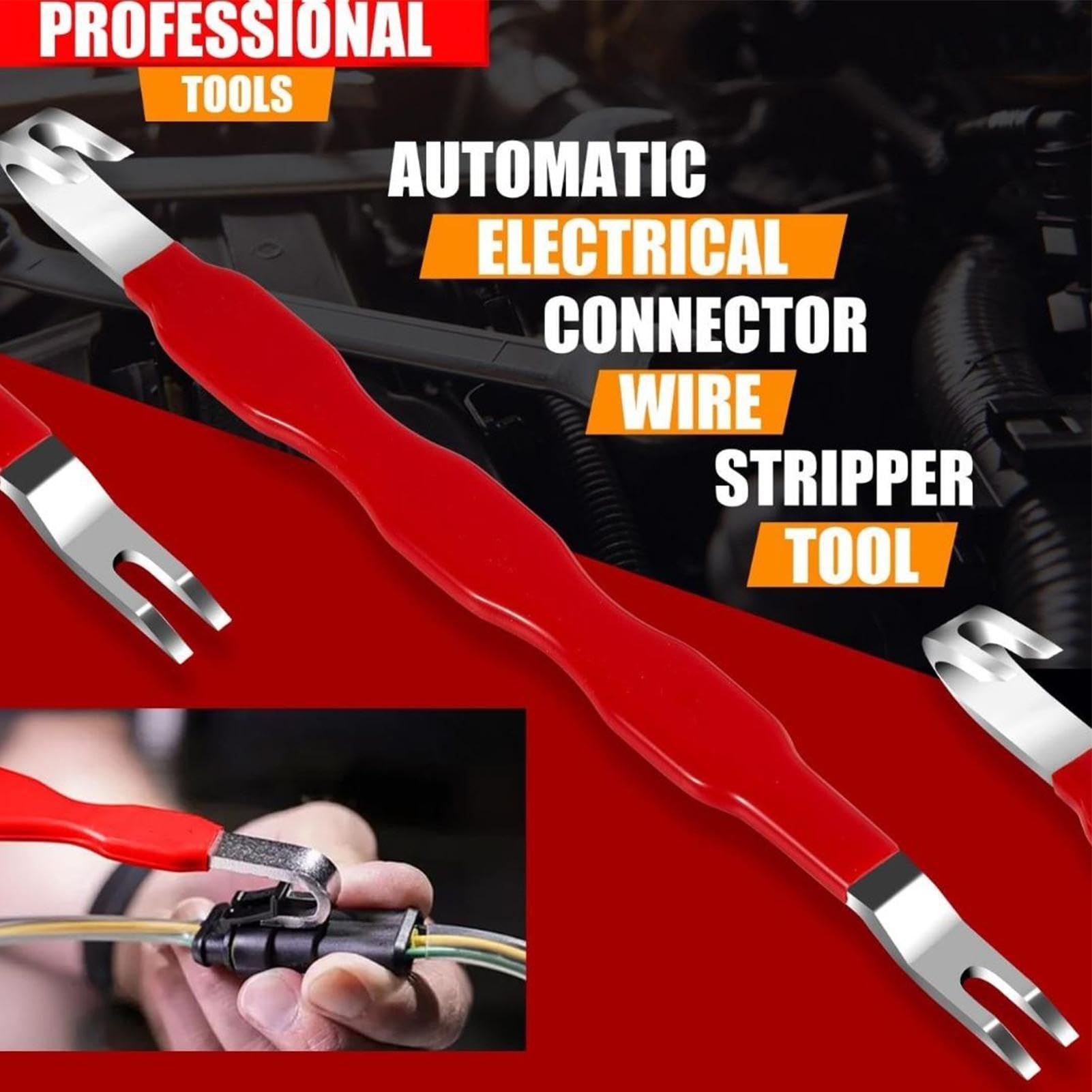 Electrical Disconnect Pliers, Electric Plug Removal Kit, Terminal Connector Separator, Automotive Disconnect Tools, Ideal for RV, Car, Minivan, Pickup, Truck Maintenance, 9.06x2.36x0.79in