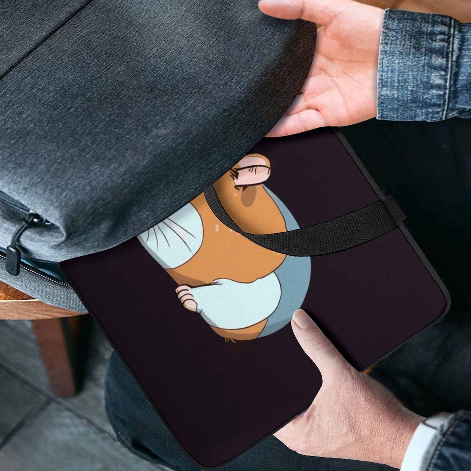 Custodia per laptop da 17", ultra sottile, leggera e impermeabile, in neoprene resistente, con cinghia da polso