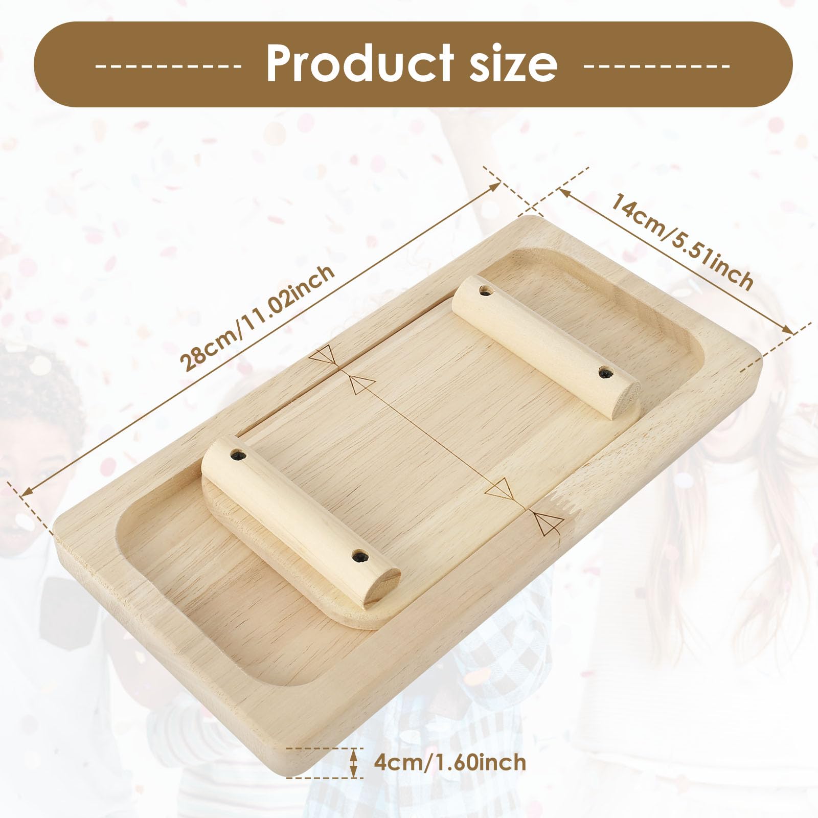 Wooden Wrist Trainer Sturdy Finger Tug of War Toys Ergonomic Finger Wrist Competition Board Interactive Wrist Trainer Increased Hand Flexibility Increased Hand Strength Wrist Trainer for Home Party