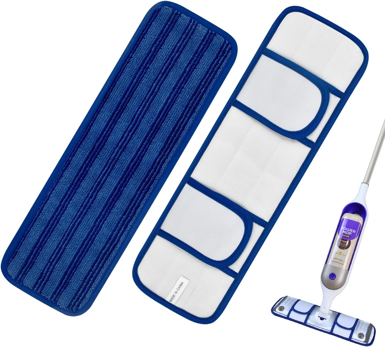 Reusable Power Mop Refills Pads Compatible with Swiffer