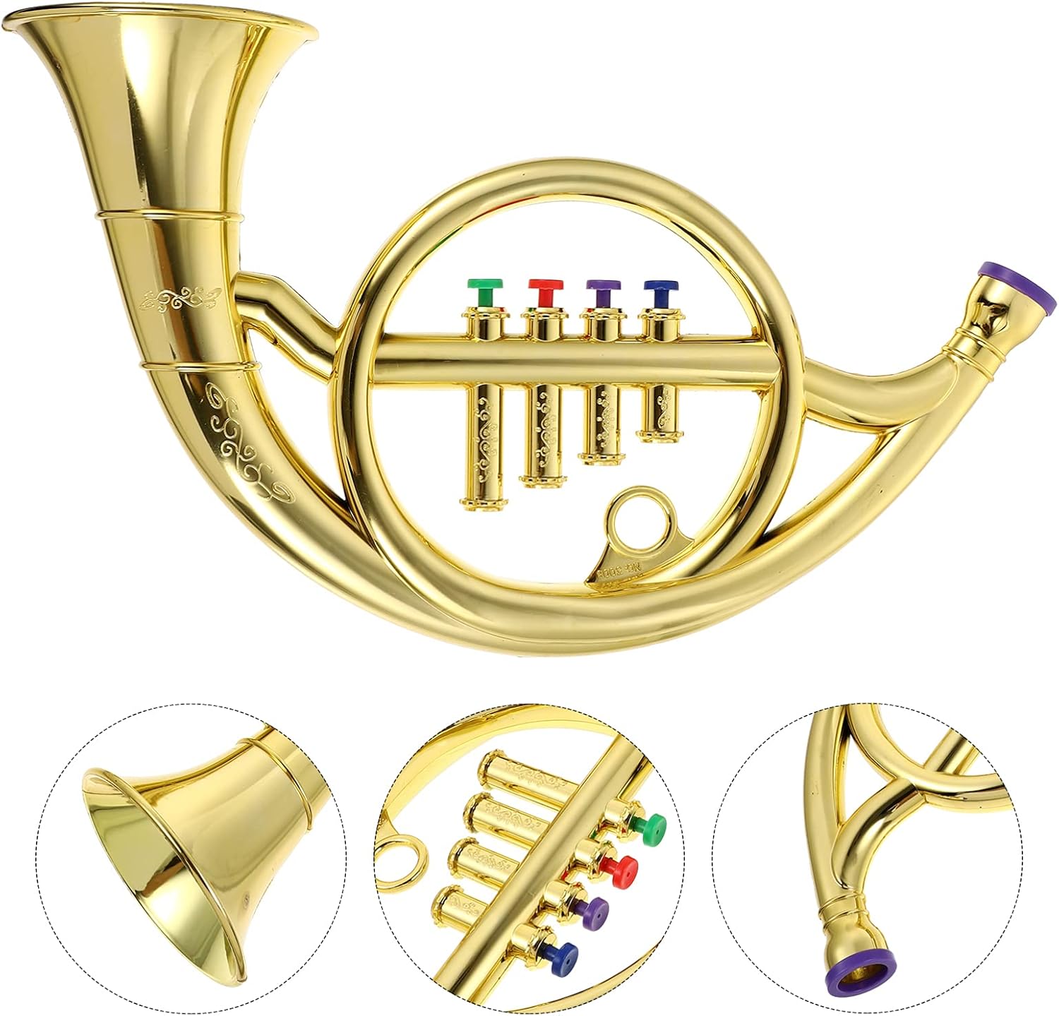 2pcs Mini Educational Music Craft Keys Metallic, Lifelike Musical Girls - Saxophone Baby to Wind Kids Horn: Band School/Home, Prop Gift Simulation Brass Golden : Toys & Games