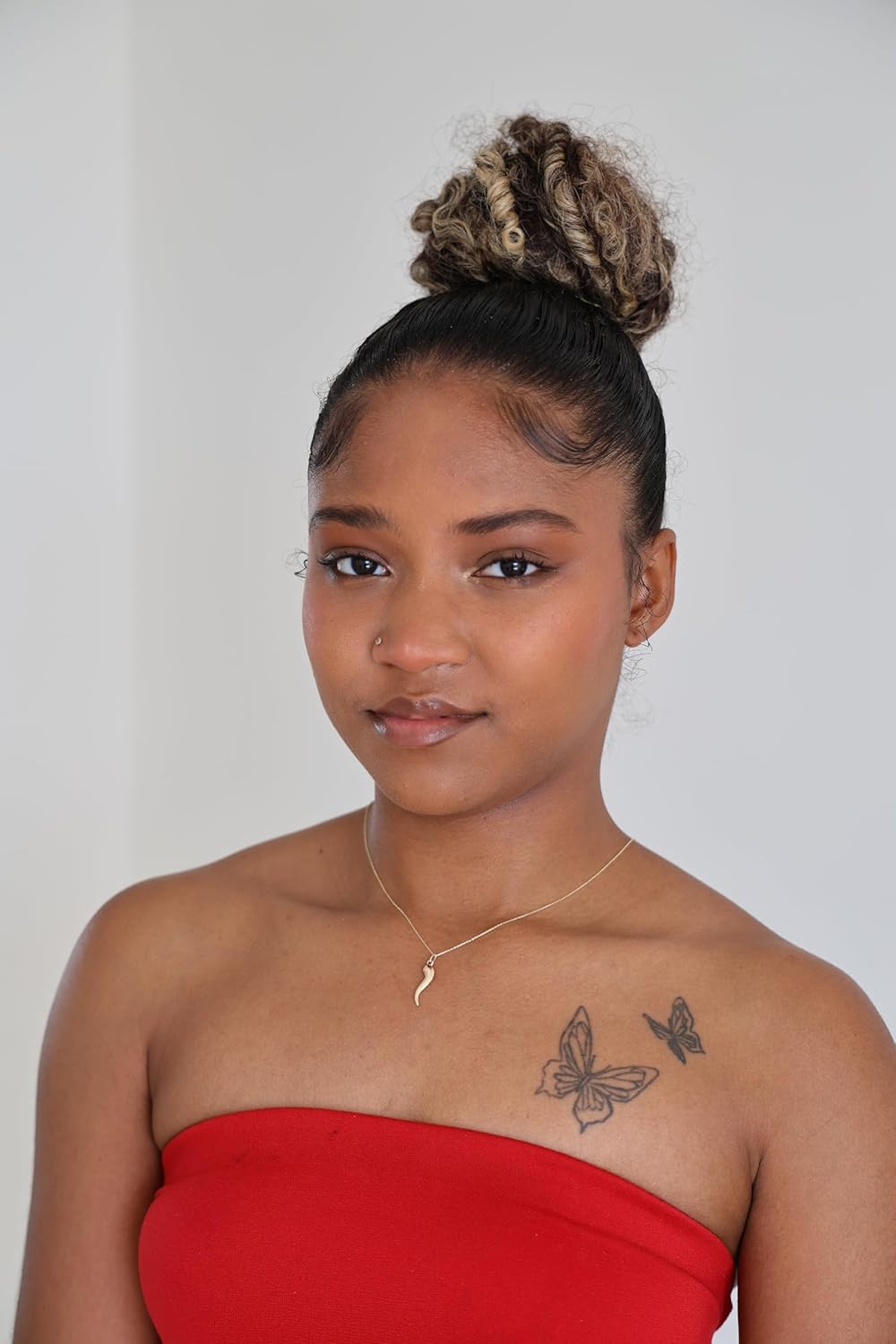 14K or 10K Solid Gold Horn Charm Hollow, Good Luck Charm, Cornetto, Cornicello Pendant, Yellow Gold Pepper for Him and Her, for Gifting Handmade in Italy, Hypoallergenic - Image 6