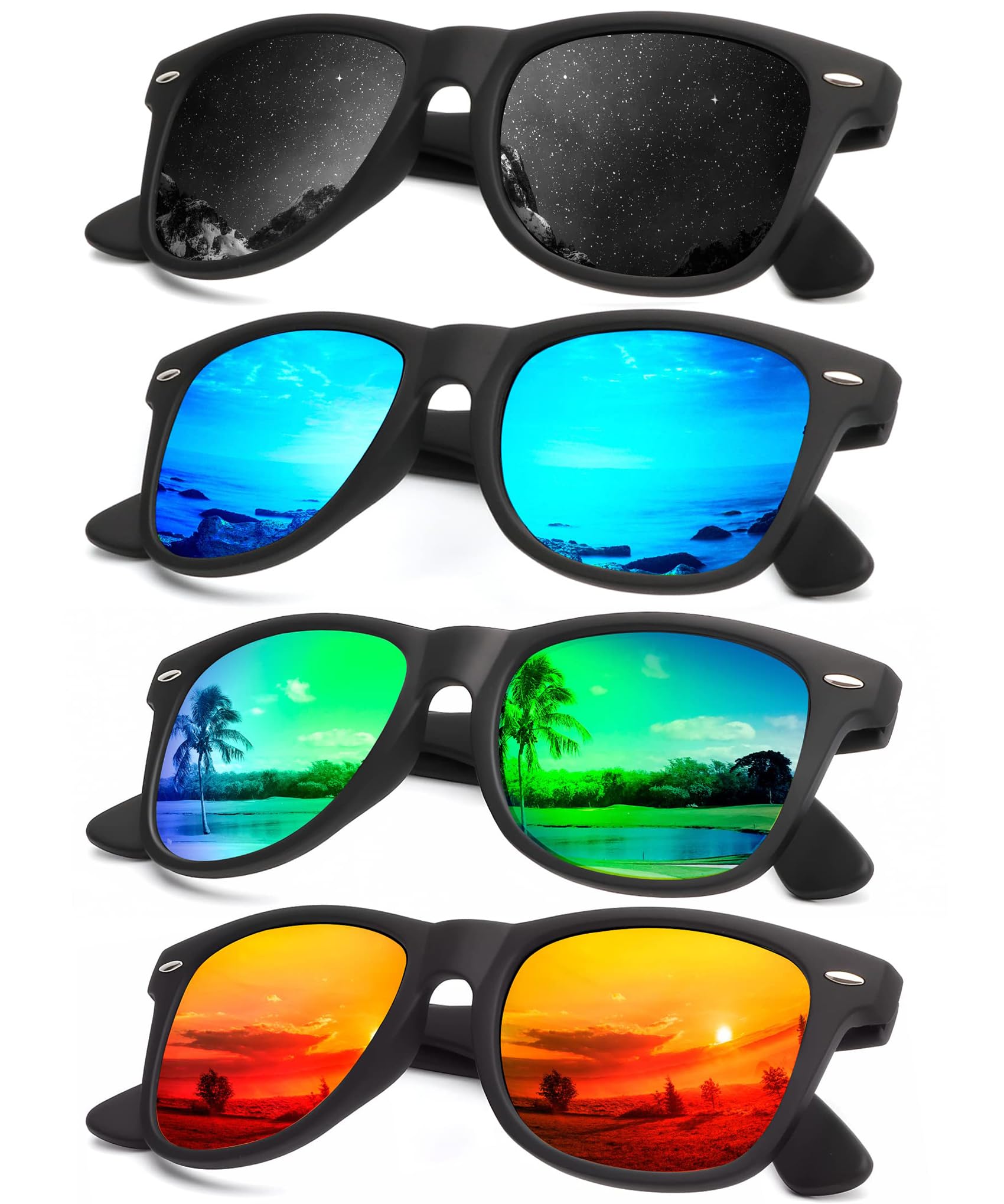 KALIYADI Sunglasses Men Polarized for Mens and Womens Unisex Sun Glasses for Driving UV Protection