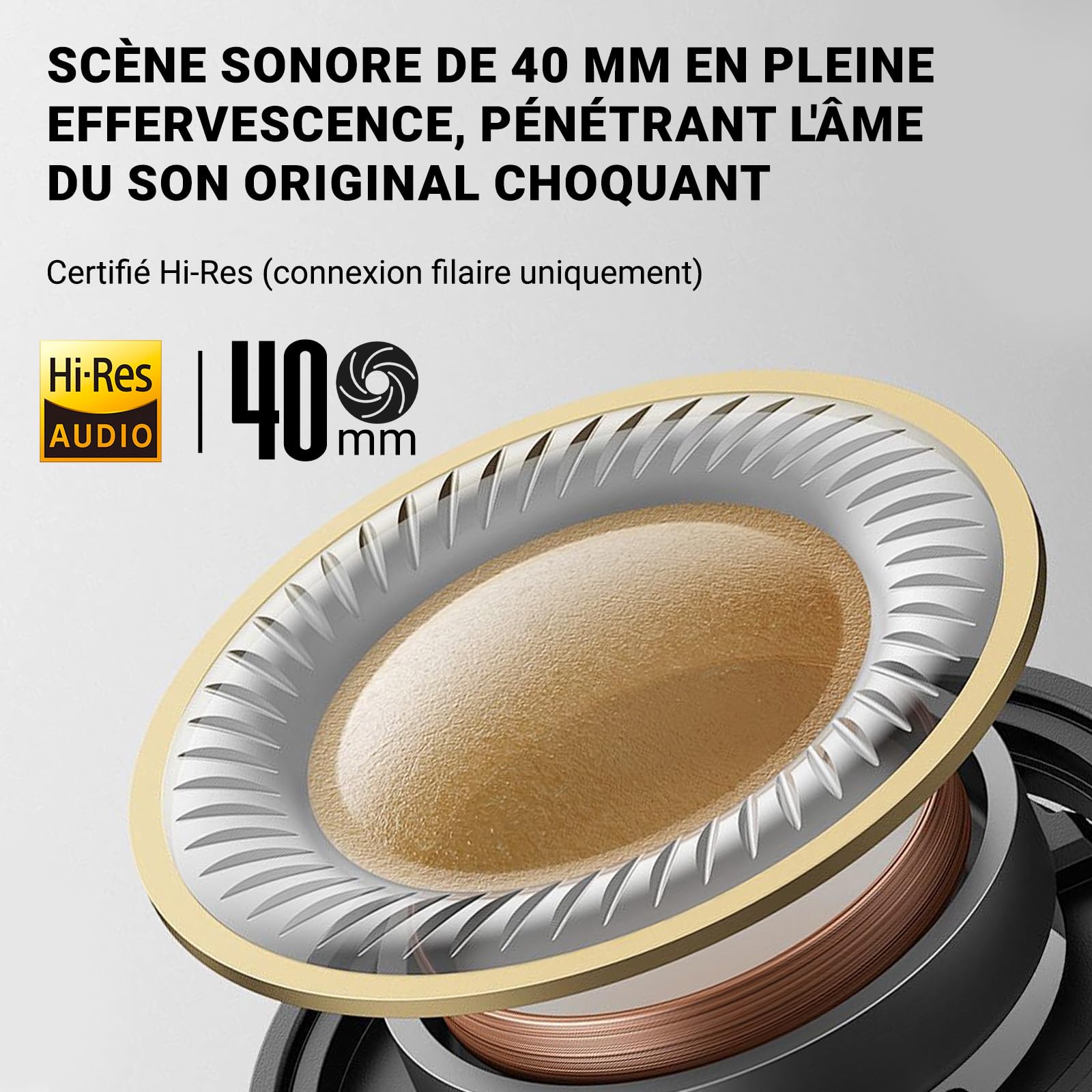Edifier V80 Casque Bluetooth sans Fil avec ANC -44 DB, Son Haute Résolution, EQ in App, Autonomie 45h, IA Annule Bruit Appels, Charge Rapide, Pliable, Connexion Multipoint - Bleu