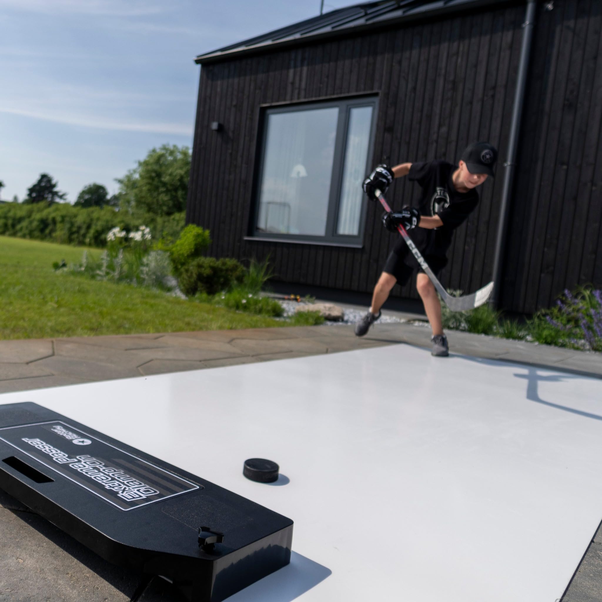 Better Hockey Extreme Roll-Up Shooting Pad XL - Taille 305 x 138 cm - Énorme Tapis de tir de Hockey - Glisse Incroyable