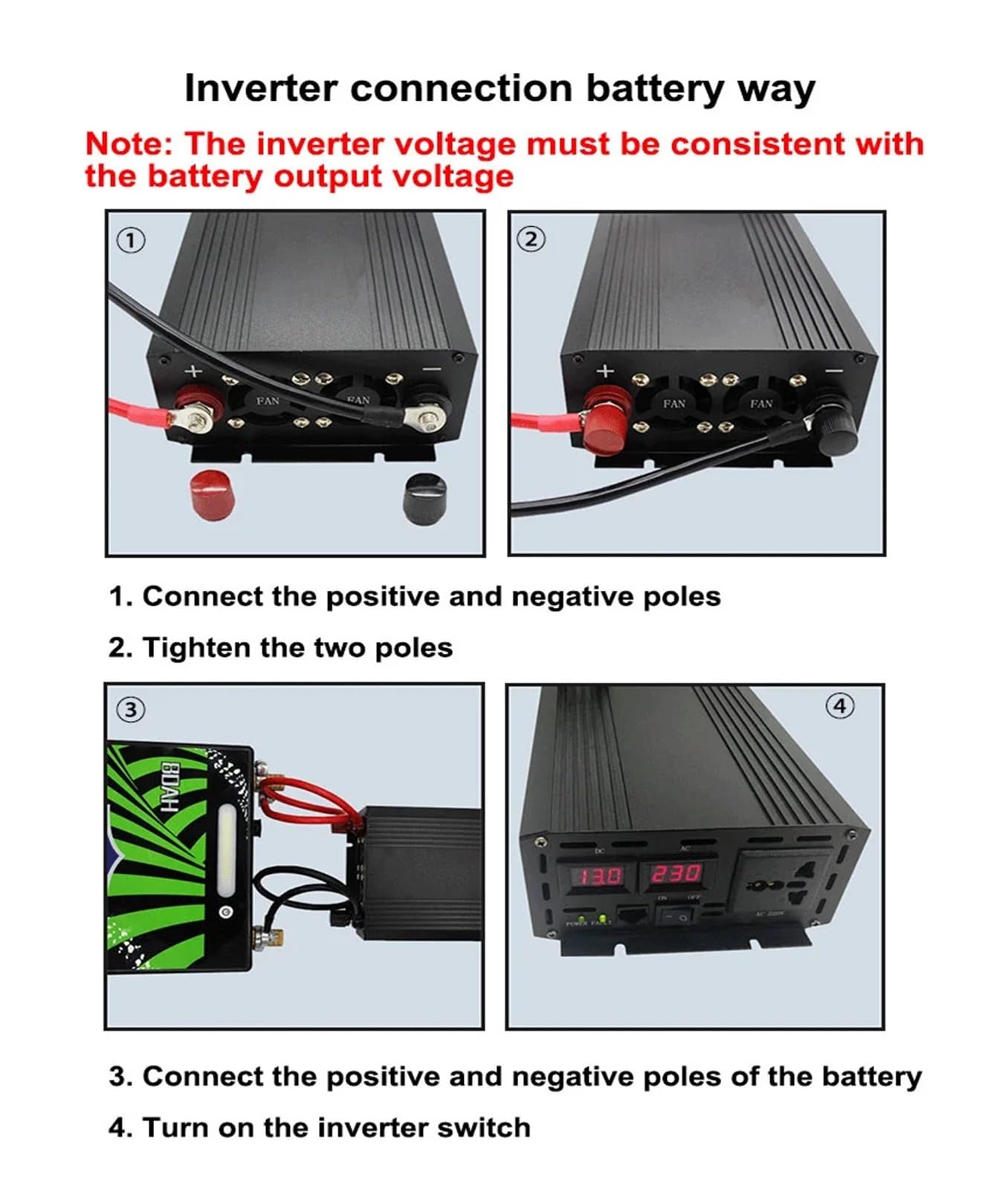 Convertidor Coche Onda Sinusoidal Pura 1600 W 2200 W 3000 W Transformador Potencia 12 V 24 V 48 V 60 V A CA 110 V 220 V 50 Hz 60 Hz Convertidor(48V,240V 60HZ,1600W)