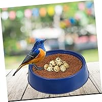 Vista 6 de 1 juego de almohadillas compactas para nido de pájaros, accesorios de anidación de palomas reemplazables para cría de eclosión adecuadas para jaula