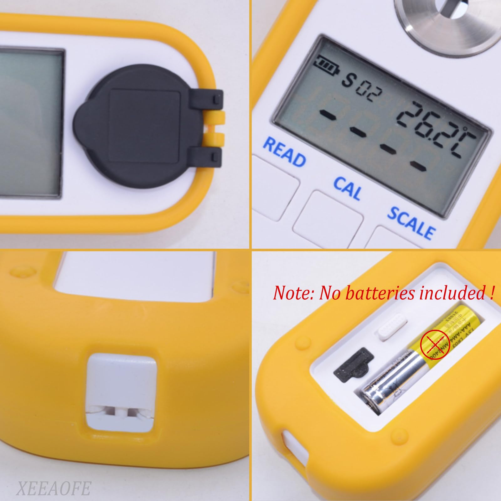 Tester Refrigerante Rifrattometro, Tester Digitale Manuale per Tester di Scarico Diesel Autoveicolo Autoveicolo, Intervallo di Scala 0‑90%