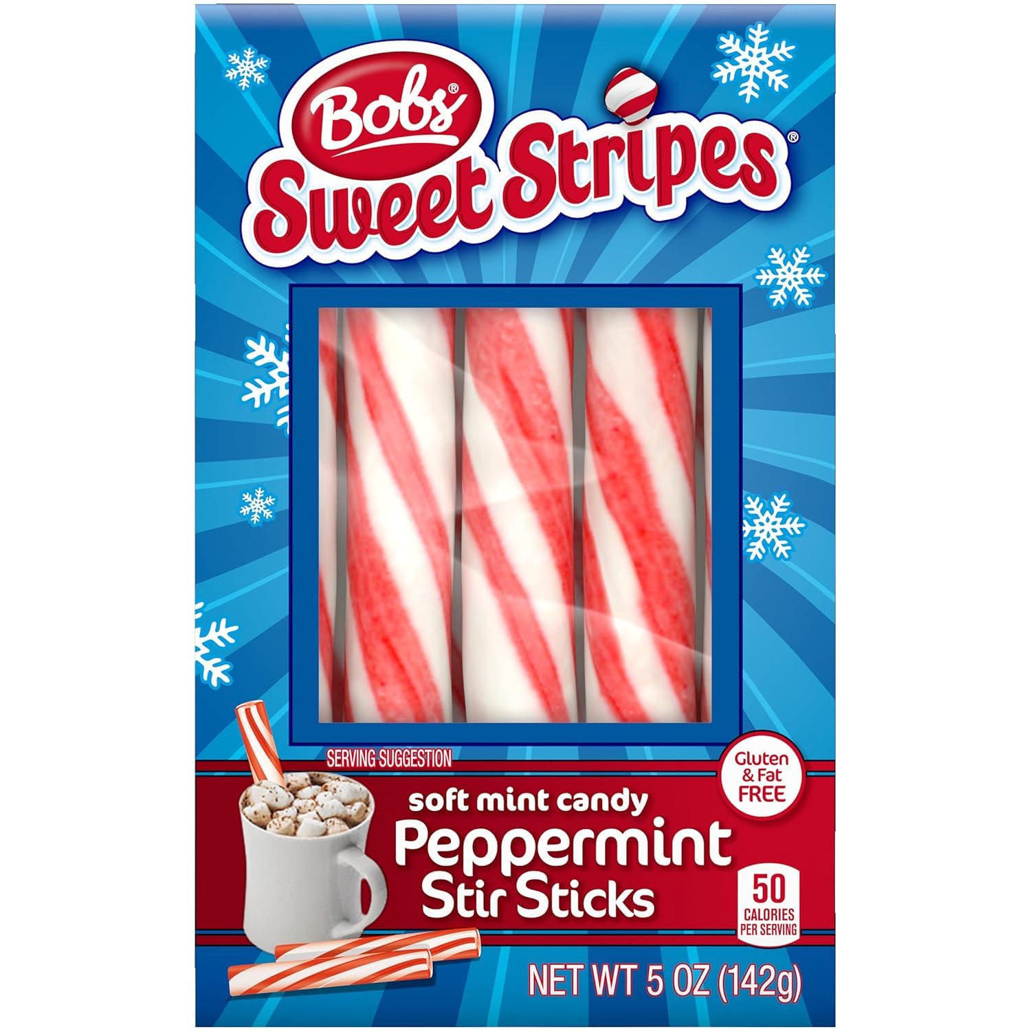 Bob's Sweet Stripes Soft Peppermint Candy (Pack of 6)