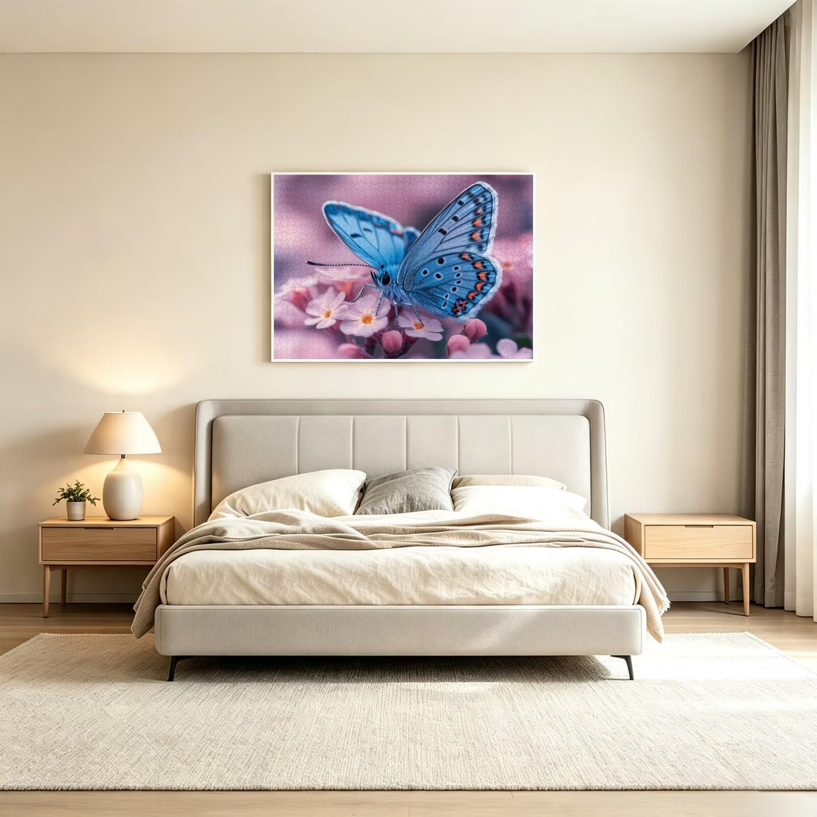 Puzzle 3000 elementów dla dorosłych, gry rodzinne, kwiat motyl, n-271