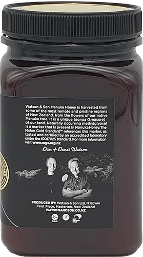 Miniatura 4 de Nueva Zelanda Manuka-Miel MGS16+ (MGO600+) 17.64 oz (3 Botellas)