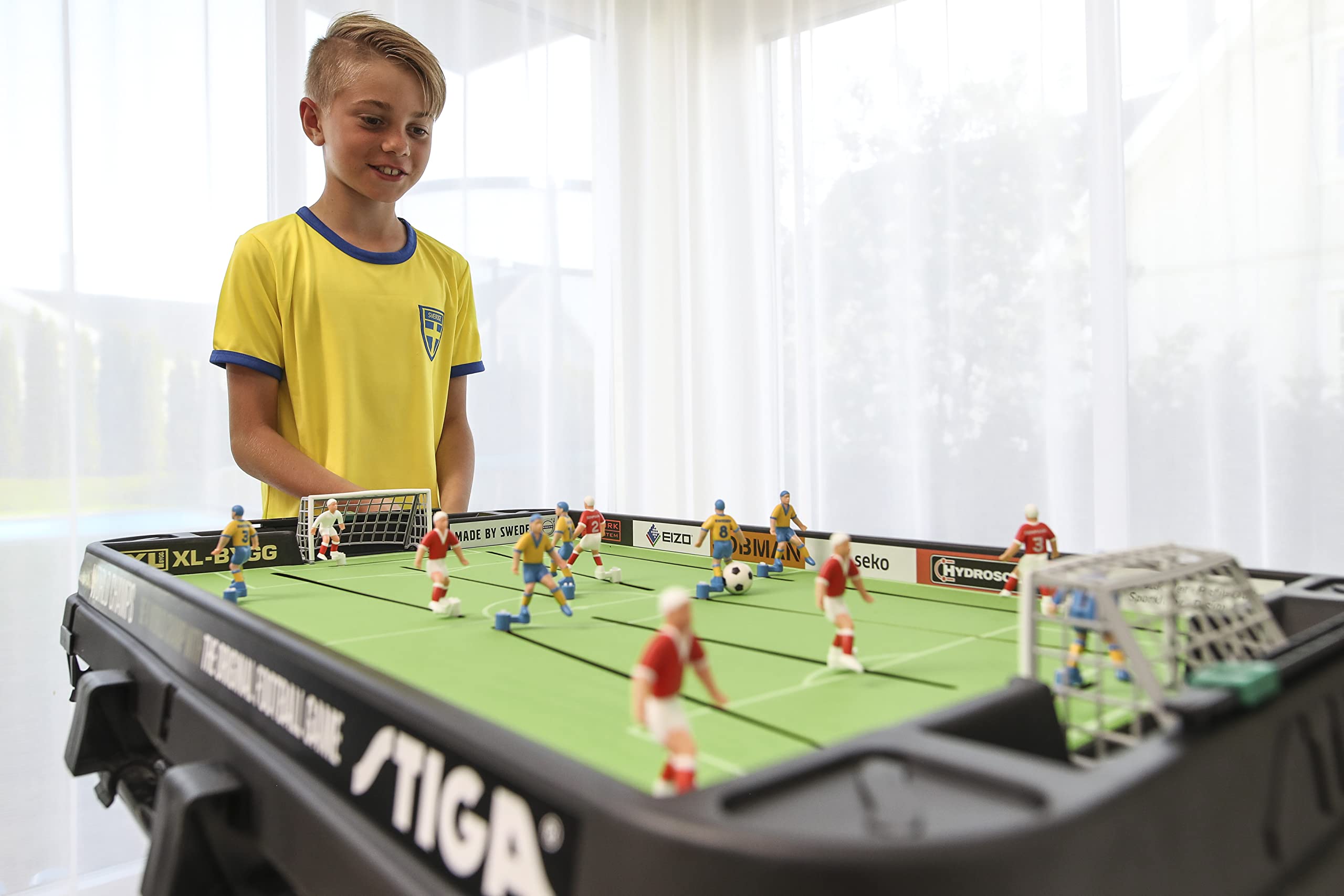 STIGA World Champs Table Football Game, Black/Green : Amazon.co.uk