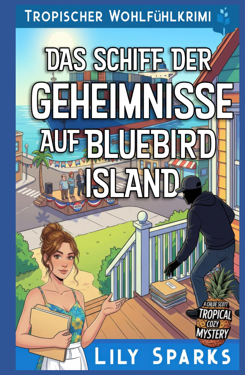Das Schiff der Geheimnisse auf Bluebird Island: Tropischer Wohlfühlkrimi (Chloe Scott tropischer Krimi)