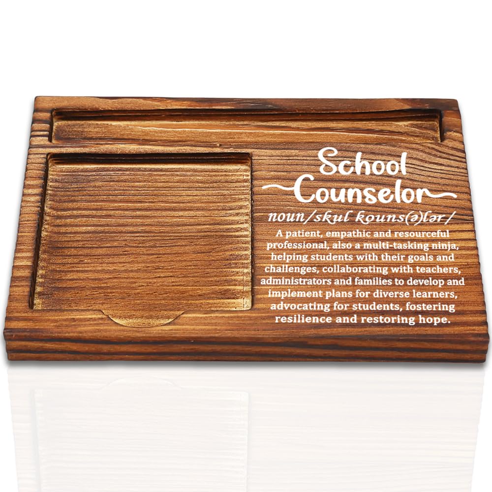 School Counselor Gifts, Thank You Appreciation Gifts for School Counselor, Going Away Gift Retirement Gift for School Counselor Coworker Boss,Counselor Office Self-Stick Note Pad Holders-DW12