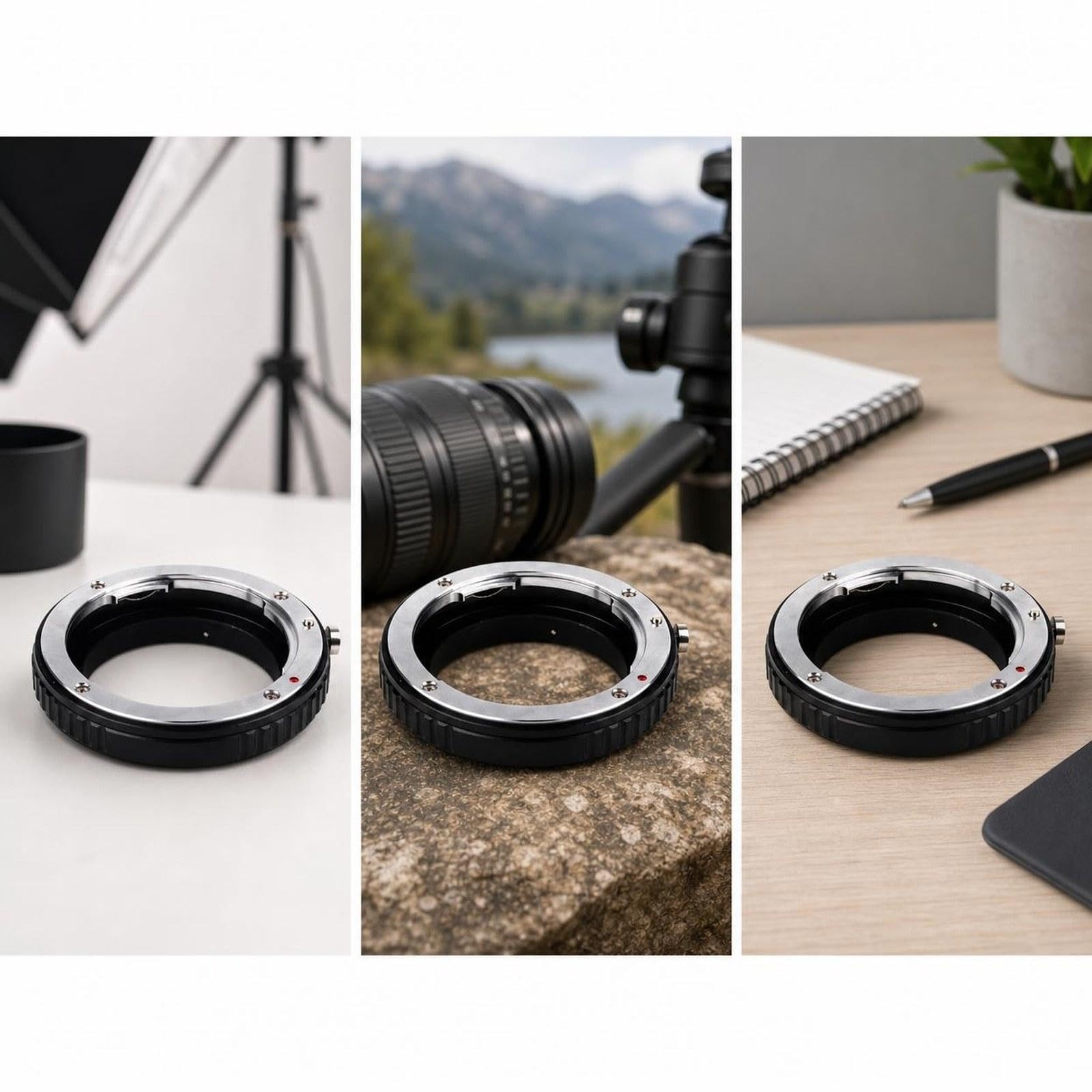 Adattatore per Fotocamera, Sostituzione Diretta degli Adattatori Manuali per Obiettivi.