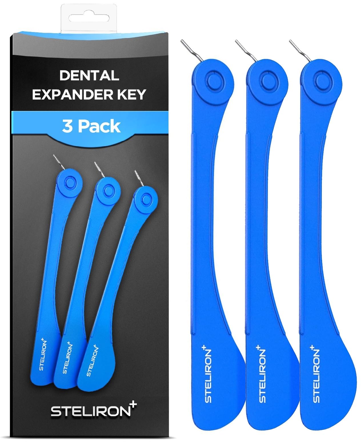 Galvanox Dental Orthodontic Expansion Swivel Key Tool for Palatal Expanders (3 Pack)-image-35